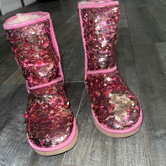 Pink sequin ugg - Picture 2 of 2